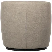 WOOOD Serra Draaifauteuil Geweven Stof Zand